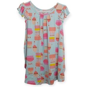 Dot Dot Smile Little Girls Size 3/4 Dress Birthday Cupcakes Swing Dress